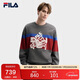 FILA 斐樂(lè )官方馬上起飛情侶款套頭衛衣2026春季休閑寬松純棉針織上衣