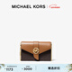 MICHAEL KORS【新年禮物】邁克高仕 MK Charm 中號老花鏈條單肩包 深棕色/橡果棕 252 NS