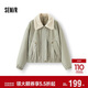 森馬（Semir）外套女冬季夾棉仿羊羔毛翻領(lǐng)oversize磨毛2025巴恩風(fēng)109725108014