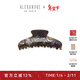 亞歷山大（ALEXANDRE DE PARIS）【新年禮物】鯊魚(yú)夾慵懶穿搭發(fā)夾7706新年禮物女士 O古銅色大號