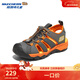 Skechers斯凱奇兒童包頭涼鞋夏季戶(hù)外運動(dòng)溯溪男童軟底透氣沙灘鞋403763L 炭灰色/橘色/CCOR 32