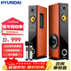 HYUNDAI現代 318-90電視電腦k歌音響組合設備家庭影院家用KTV點(diǎn)歌機藍牙低音炮大功率落地有源音箱