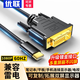 優(yōu)聯(lián) Type-c轉DVI轉接線(xiàn) 雷電4/3轉換投屏線(xiàn)高清轉接頭 平板筆記本全功能type-c接口連接dvi顯示器屏幕 【鍍金接口更耐用】Type-C轉DVI線(xiàn) 1.8米
