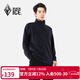 黑冰戶(hù)外露營(yíng)登山徒步男士薄款抓絨衣保暖衣男款抓絨內膽 F231102 藏藍 S