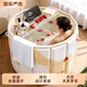 小皇后（XIAO HUANG HOU）泡澡桶折疊浴缸家用全身洗澡桶大人浴桶兒童洗澡盆沐浴桶保溫神器