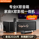 金運（KINYO）k歌音箱麥克風(fēng)一體機家庭ktv音響套裝唱歌一體卡拉ok電視點(diǎn)歌藍牙音箱高音質(zhì)立體環(huán)繞功放機k3pro