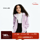 little MO&Co.親子裝童裝冬裝新款男女童仿羊羔毛夾克兒童厚外套 紫棠色2 140 140/68