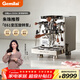 格米萊（Gemilai）【新年禮物】白鯨家族G3035咖啡機 家用半自動(dòng)咖啡機小家電美式意式濃縮 經(jīng)典E61 【E61旋轉泵可變壓】3035A