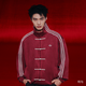 阿迪達斯（adidas）三葉草明星同款 外套男女裝2026春新年款新中式盤(pán)扣唐裝立領(lǐng)夾克 KR0294 酒紅色 XS