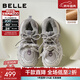 百麗（Belle）周雨彤同款藍鯨老爹鞋女2026春新商場(chǎng)款厚底休閑鞋E8X1DAM6預售 紫色低幫-絨里【周雨彤同款】 38 (240mm)