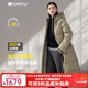 君羽戶(hù)外羽絨服女秋冬款800高蓬白鵝絨加厚防風(fēng)時(shí)尚長(cháng)款鵝絨服298 卡其綠 M 推薦111-130斤