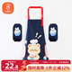 貝瑞加（Babyprints）兒童圍裙套裝畫(huà)畫(huà)衣防水吃飯繪畫(huà)罩衣反穿衣防濺衣含套袖 深藍熊