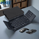 虎克 99Pro 無(wú)線(xiàn)三折疊藍牙折疊鍵盤(pán)鼠標套裝（3藍牙多設備一鍵切換）手機平板筆記本電腦通用 商務(wù)尊貴版 鍵盤(pán)+鼠標+皮套黑色