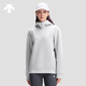 迪桑特（DESCENTE）ESSENTIAL系列男女同款親膚針織連帽衛衣 LG-淺灰色 L (175/96A)