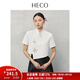 HECO劉詩(shī)詩(shī)同款【瀟風(fēng)】新中式國風(fēng)夏季新款重工手工珠繡短袖T恤上衣 白色 XL