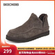 斯凱奇（Skechers）新年禮物新品冬男加絨加厚保暖棉鞋短筒鞋靴平跟雪地靴205178
