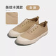 Rockfish防潑水一腳蹬漁夫鞋女軟底2025秋季新款懶人女鞋孕婦單鞋 條紋卡其 39