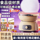 Noryong棉花糖機兒童家用迷你小型全自動(dòng)做綿花糖機器小孩手工制作迷你商用擺攤棉花糖機器新年玩具禮物 升級豪華套裝款-黃色 【送13件套】彩糖*1+勺*1+簽*10