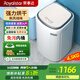 榮事達（Royalstar）【以舊換新】4.5公斤全自動(dòng)迷你洗衣機內衣褲襪子嬰兒洗衣家用小型直排式洗烘一體機高溫殺菌除螨 國補【洗烘一體】4.5KG免污省水40%｜白蓋 【家電補貼85折、免污省水40