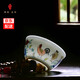 博曉（BOXiAO）仿古大明成化斗彩雞缸杯景德鎮陶瓷功夫茶具品茗喝茶杯主人杯單杯 小號雞缸杯 70ml