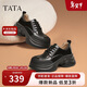 他她TATA厚底小皮鞋女松糕底單鞋女春季制服鞋JK鞋 黑色 37