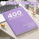 200頁(yè)！薄脆本高顏值加厚耐用A4筆記本學(xué)生簡(jiǎn)約草稿本練習本高三考研備考筆記本外貿跟單記事本 紫色薄脆本*1+寫(xiě)字筆*1+便利貼*1