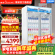 穗凌（SUILING）商用冰柜展示柜冷藏保鮮柜立式風(fēng)冷循環(huán)鮮花水果冷藏柜超市便利店大容量玻璃門(mén)啤酒飲料展示柜 雙門(mén)【風(fēng)冷無(wú)霜 配飲料貨架】LG4-1100LW