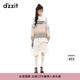 DZZIT地素長(cháng)袖針織衫春秋多巴胺夢(mèng)幻彩色寬松上衣女3J3E41729 彩色 S