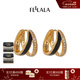 翡拉拉（fellala）「閃耀x型」新款耳圈升級款簡(jiǎn)約輕奢耳環(huán)女耳飾生日禮盒新年禮物 黑色