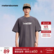 美特斯邦威【重磅】T恤男2025秋季新款潮流舒適休閑印花短袖體恤 錫灰 XL 180 100A