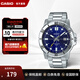 卡西歐（CASIO）鋼帶石英男表 男士指針時(shí)尚簡(jiǎn)約休閑商務(wù)腕表 男士手表新年禮物 MTP-VD01D-2EVUDF