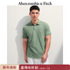 Abercrombie & Fitch【經(jīng)典POLO】小麋鹿圖案男裝25夏季美式通勤短袖T恤 綠色 L (180/108A)