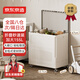 京東京造【巨能裝】收納箱可折疊翻蓋帶輪儲物箱大容量64*67*40 cm