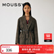 moussy新品知識分子穿搭英倫格紋西裝外套010GAS30-5440 065花紋棕色 00001/S
