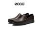 愛(ài)步（ECCO）樂(lè )福鞋男 莫卡辛休閑牛皮鞋 輕巧莫克540514 01482可可棕 40 
