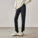 塔馳密司（touchmiss）TOUCH MISS休閑褲女2025冬季保暖加厚彈力顯瘦時(shí)尚九分拉毛小腳褲 藏青色 30