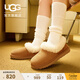 UGG秋季女士時(shí)尚舒適茸茸毛圈口平底休閑樂(lè )福鞋懶人毛毛鞋1119002 CHE | 栗色 38