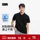 森馬（Semir）[商場(chǎng)同款]POLO衫男吸濕速干短袖T恤2025夏上衣修身 黑色90001 XL