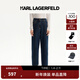 Karl Lagerfeld卡爾拉格斐女裝冬季時(shí)尚錐形休閑牛仔小腳褲女老佛爺246L1113 藍色 26