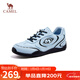 駱駝（CAMEL）月牙2.0德訓鞋男增高運動(dòng)休閑鞋 L15S577059CR 藍色(男款加絨) 41