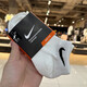 耐克（NIKE）襪子男女中長(cháng)筒秋季厚款毛巾底棉襪吸汗防臭透氣跑步籃球 短襪白色 (側標) 3雙 均碼  M碼(37-41鞋碼)常規款