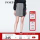 PORTS寶姿  新品商場(chǎng)同款女裝經(jīng)典千鳥(niǎo)格紋包臀半裙SN8S012HFD049 白/黑色 M (6)