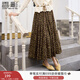 香影波點(diǎn)碎花半身裙女2026春季新款田園風(fēng)長(cháng)款高腰超好看a字傘裙 黃花 M 160/64A/95-110斤
