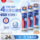 高露潔（Colgate）【孫穎莎同款】歐洲進(jìn)口卓效防蛀直立按壓泵式牙膏130g*3含氟健齒