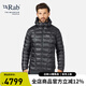 Rab睿坡Mythic G男士秋冬1000蓬熱反射TILT御寒鵝絨羽絨服 QDB-61 黑色BLK XL