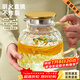 憶壺茶（YIHUTEA）冷水壺玻璃涼水壺家用耐高溫大容量涼水杯夏季客廳果汁桶涼白開(kāi)壺 【500+人用了說(shuō)好】涼水壺1450ml