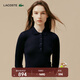 LACOSTE法國鱷魚(yú)女裝25秋冬新款羊毛針織Polo領(lǐng)毛衣|AF4006 166/藏青色 L 40