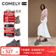 康莉（COMELY）商場(chǎng)同款新款增高厚底老爹鞋女2026春季灰色休閑運動(dòng)鞋61051 紫色 37