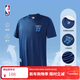 NBA官方速干籃球運動(dòng)短袖男女夏季新款寬松速干T恤背心哈利伯頓短袖 T恤-東契奇77號速干（藏青） L