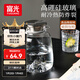 富光涼水壺耐高溫高硼硅玻璃冷水壺家用大容量水杯子花茶壺2L